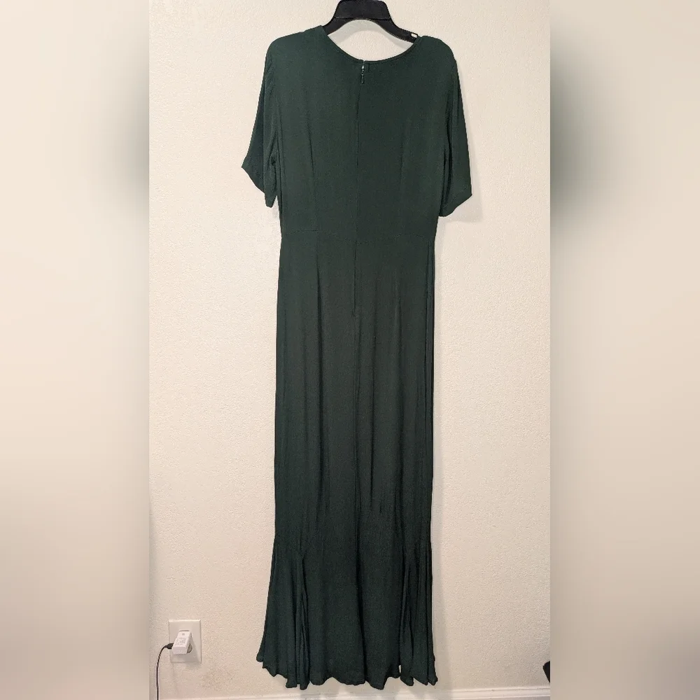 ASOS Petite Forest Green Maxi Dress - Picture 4 of 8
